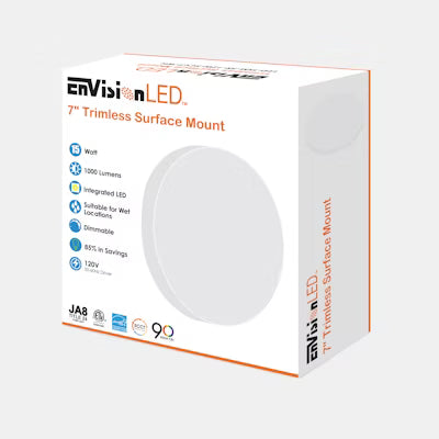 Round Surface Mount: Trimless-Line