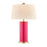 Melissa 1-Light Table Lamp By Coco & Dash Fuchsia Rose