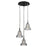 Troy Lighting Menlo Park 3-Light Deep Bronze Industrial Geometric Hanging Pendant Light