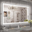 Mateo - M22 Black Round-Corner Frame Backlit LED Mirror