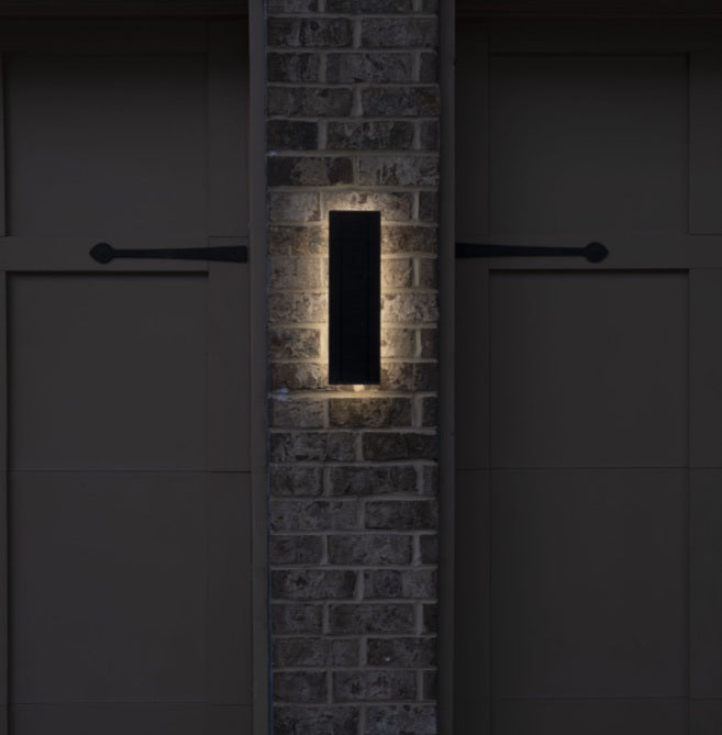Eclipse Backlight Solar Wall Light – Modern Architectural Lighting with 3-Color Options