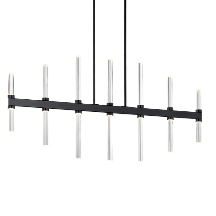 Sycara Chandelier Linear | 14-Light | Clear Optical Crystal Glass