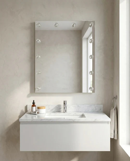 Yep by Golden Lighting Customizable Starlight Integrated LED 24 inch Mirror