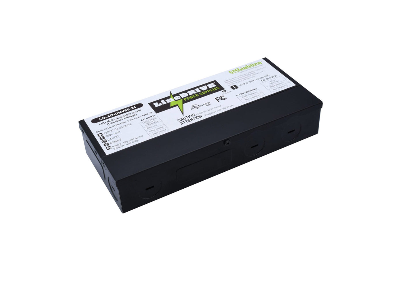 LineDRIVE XD 24VDC ElectronicLED MULTI Dimmable Power Supplies