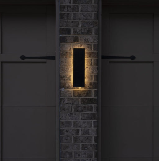 Eclipse Backlight Solar Wall Light – Modern Architectural Lighting with 3-Color Options