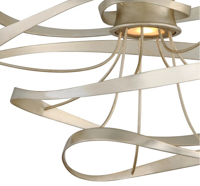 Corbett Lighting Calligraphy 2 Light 18" LED Pendant with Hand-Crafted Iron