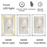 Mateo - M22 Black Round-Corner Frame Backlit LED Mirror