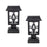 Luna II Solar Post Cap Light – 2 PK