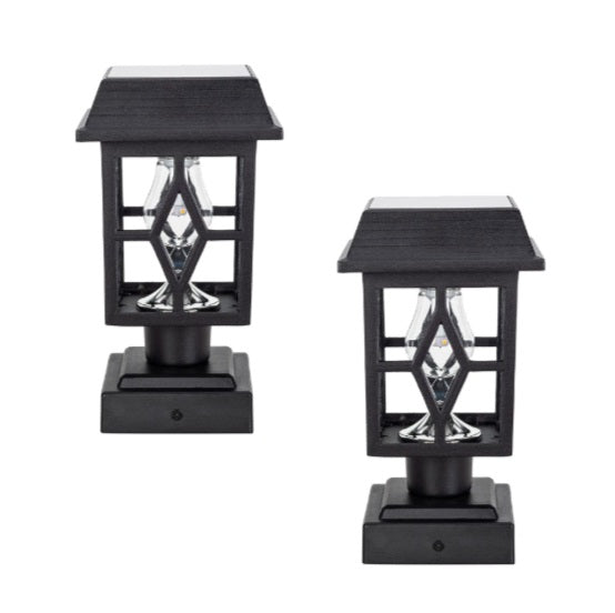 Luna II Solar Post Cap Light – 2 PK