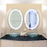Edison M13 Round/Oval Tri-color LED Bathroom Vanity Mirror