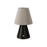 Tessuto Wood portable and rechargeable with LED light bulb and lampshade - 5 Finishes