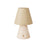 Tessuto Wood portable and rechargeable with LED light bulb and lampshade - 5 Finishes