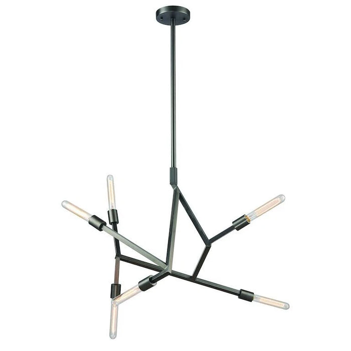 Elk Freeform 28'' Wide 6-Light chandelier