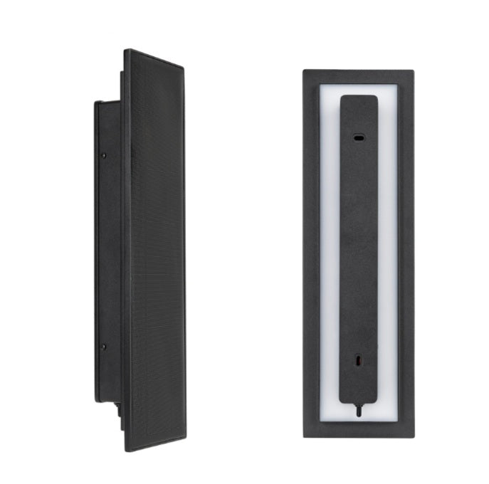 Eclipse Backlight Solar Wall Light – Modern Architectural Lighting with 3-Color Options