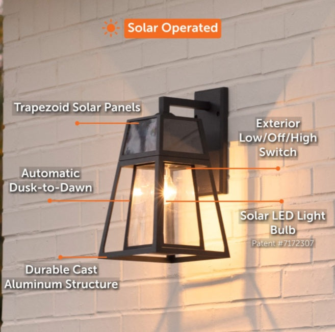 Aria Solar Wall Light