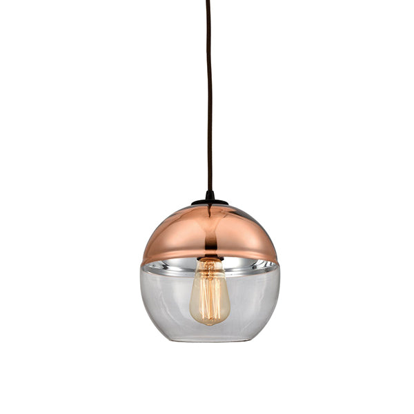 REVELO 1 LIGHT PENDANT IN OIL RUBBED BRONZE