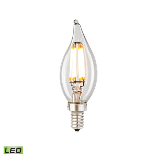 LED BULB - 6 WATTS, B11 E12 CANDELABRA BASE, 2700K