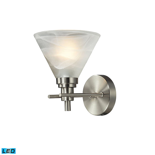 PEMBERTON 1 LIGHT BATH IN BRUSHED NICKEL - LED OFFERING UP TO 800 LUMENS (60 WATT EQUIVALENT)