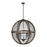 LARGE RENAISSANCE INVENTION WOOD AND WIRE CHANDELIER