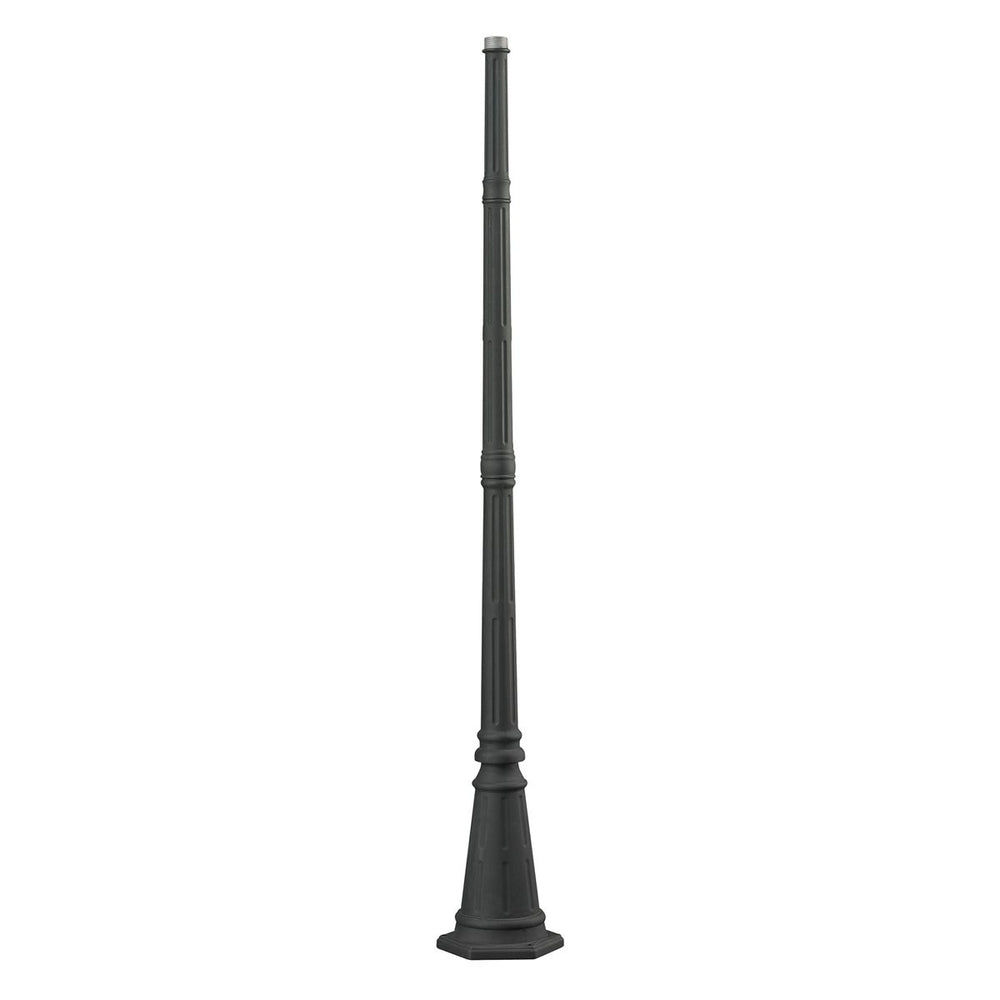 OUTDOOR POST IN CHARCOAL