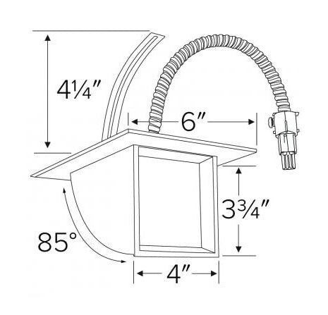 5" LED Light Engine with Pull Down Trim