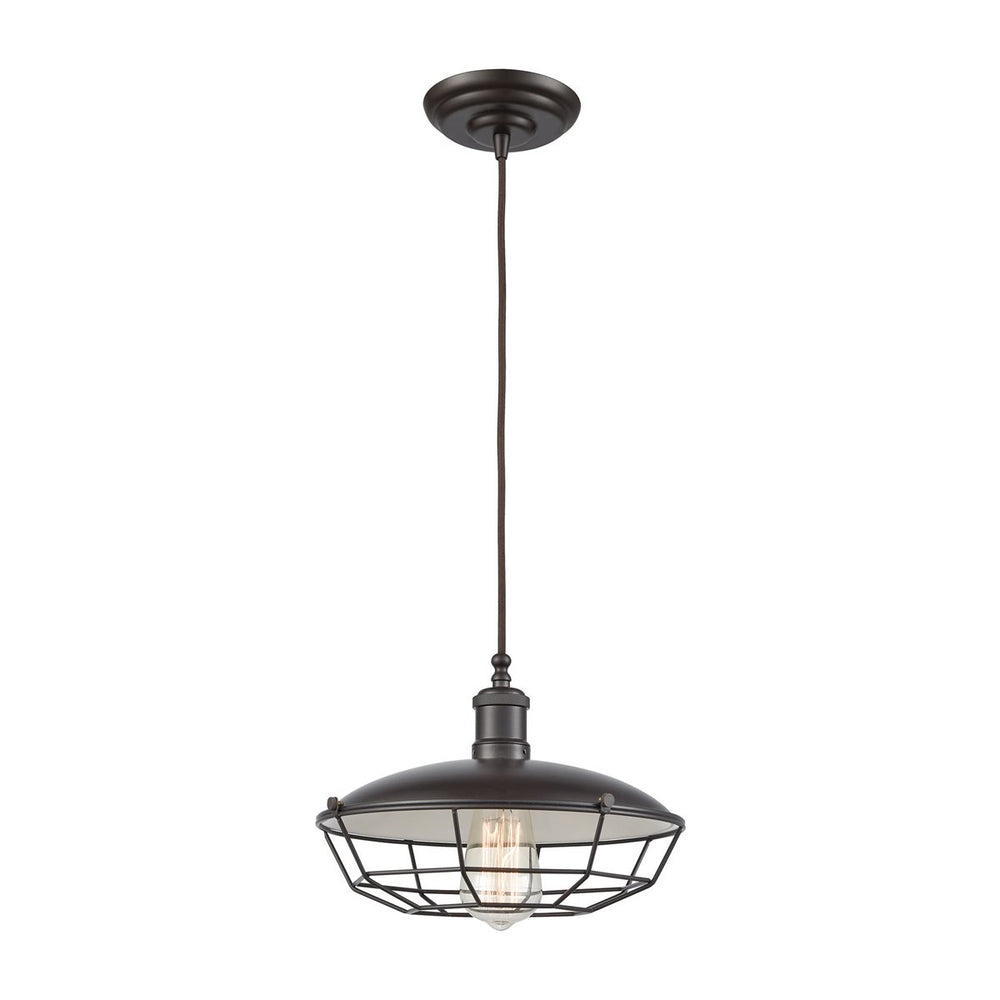 WAREHOUSE PENDANT 1 PENDANT OIL RUBBED BRONZE