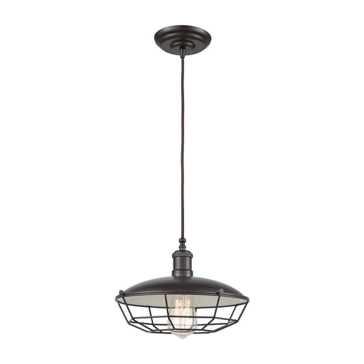 WAREHOUSE PENDANT 1 PENDANT OIL RUBBED BRONZE