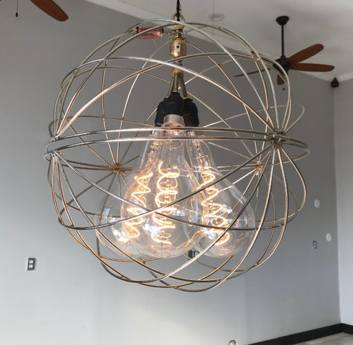3 Light Large Mod Orb Chandelier