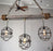 3-Light Mini Orb Chandelier