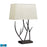 WINTER HARBOUR HAMMERED IRON LED TABLE LAMP IN BRONZE