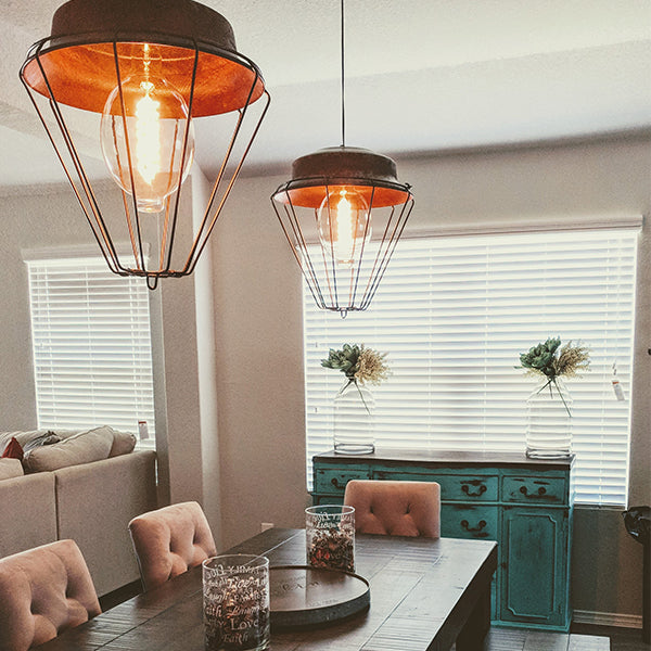 Custom Authentic Turkey Feeder Pendant Light