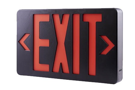 Exit Signs - Black Housing