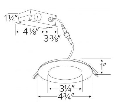 4" Ultra Slim LED Round Panel Light