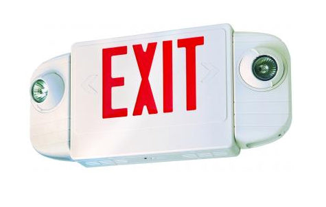 LED Exit Sign and Emergency Light Combo