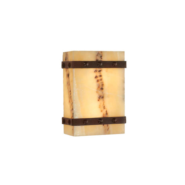 Fiore Onyx Sconce Square