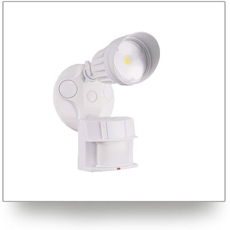 Single Head LED Security Light with Motion Sensor