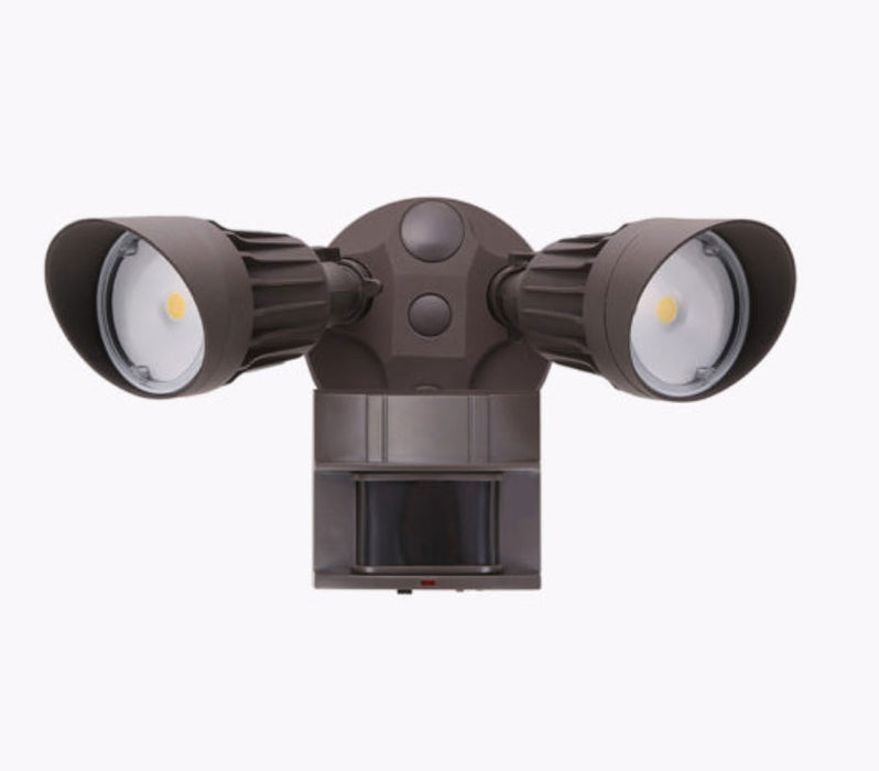 Dual Head LED Security Light with Motion Sensor