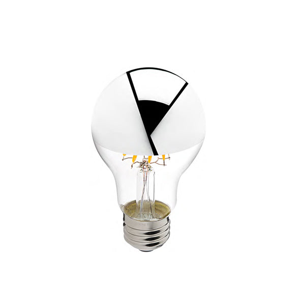 Filament A19 Half Mirror Bulb 360° (Dimmable)